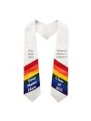Pride stole, LGBT Graduation Stole, Lavender Graduation Stole