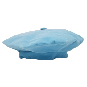Light Blue Velvet Tam