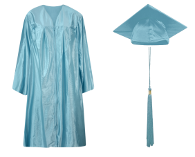 Pre-K / Kindergarten Cap, Gown and Tassel Set : Shiny Finish