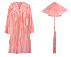 Cap, Gown and Tassel Set : Shiny Finish