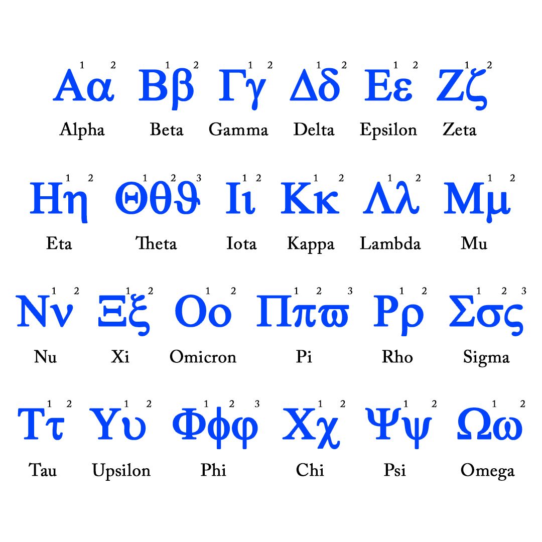 Custom Greek Letters Printed Stole