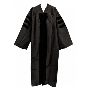 Matte Finish Doctoral Gown Only