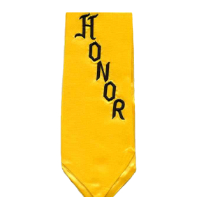 Honor Embroidered Stole - Diagonal