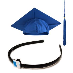 Headband, Cap and Tassel for Students 3'0"-4'6" tall: Matte Finish