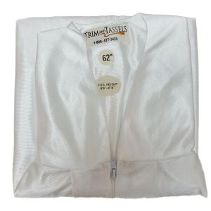 Cap and Gown Set Shiny Finish: White
