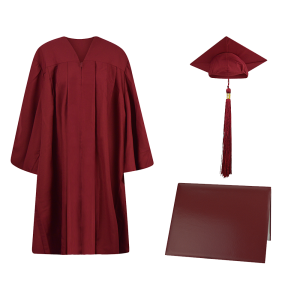 Cap, Gown, Tassel  and Diploma Cover Set : Matte Finish