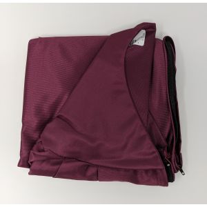 Maroon Gown Only:  Shiny Finish. 