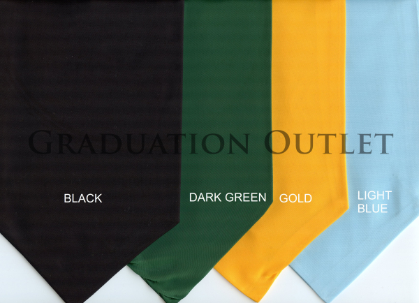 Cap, Gown,Tassel and Stole Set :  Shiny Finish