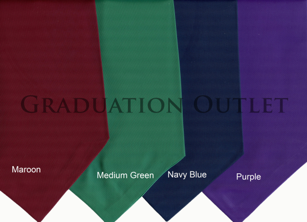 Cap, Gown,Tassel and Stole Set :  Shiny Finish