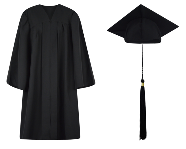 Elementary Cap, Gown and Tassel Set : Matte Finish