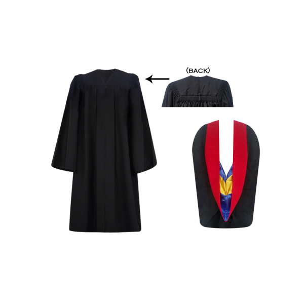 Premium Bachelors Gown and Hood
