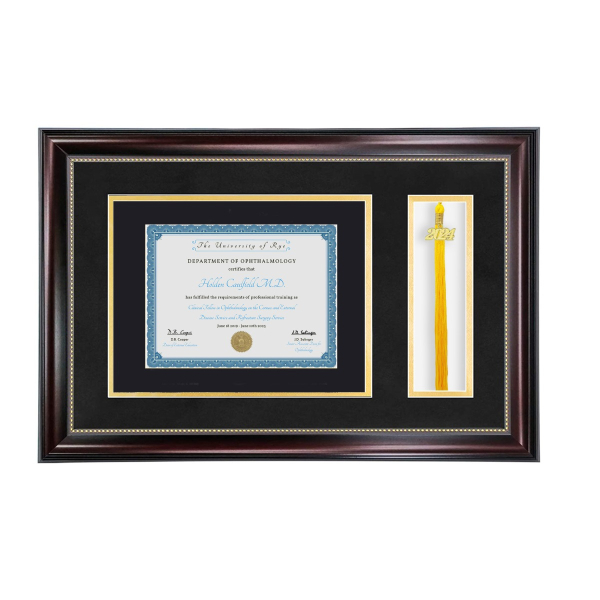 Diploma Frame with Tassel Holder