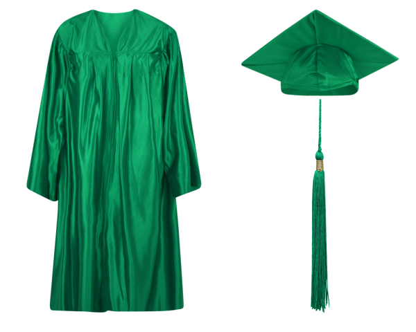 Custom Embroidered Gown , Cap and Tassel Set