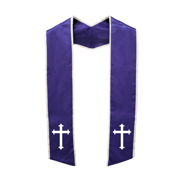 Custom Cross Printed Stole