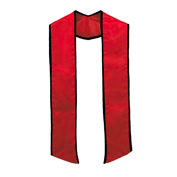 Cap, Gown,Tassel and Stole Set :  Shiny Finish