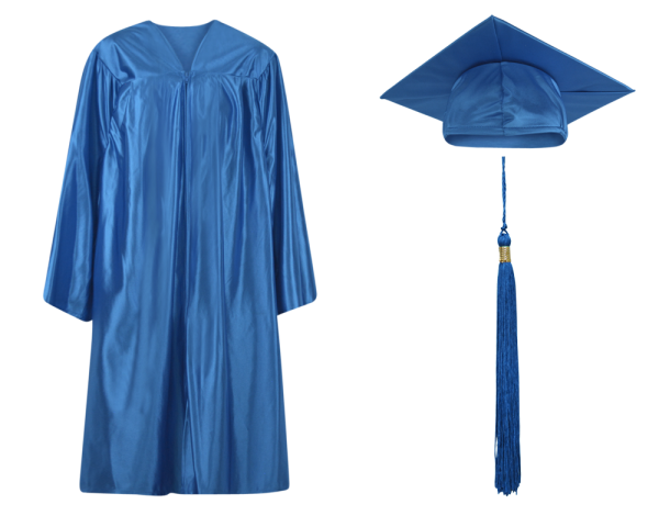 Custom Embroidered Gown , Cap and Tassel Set