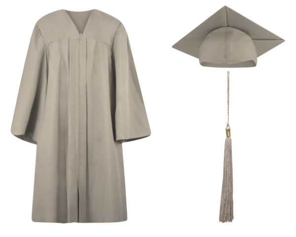 Elementary Cap, Gown and Tassel Set : Matte Finish