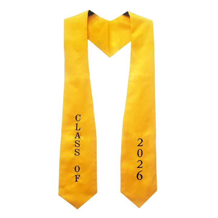Class of 2026 Embroidered Stole | Graduation Outlet