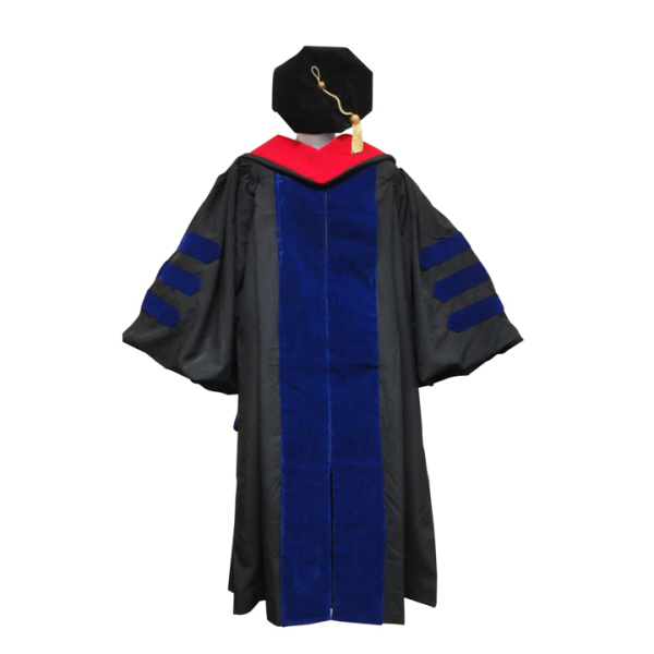 doctoral gown tam tassel hood regalia graduation doctorate degree ...
