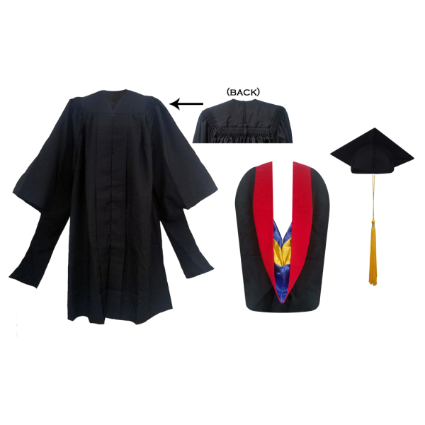 masters gown tam tassel hood regalia graduation masters degree masters ...