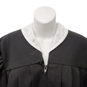 White Graduation Collar