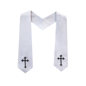 Cross Embroidered Stole