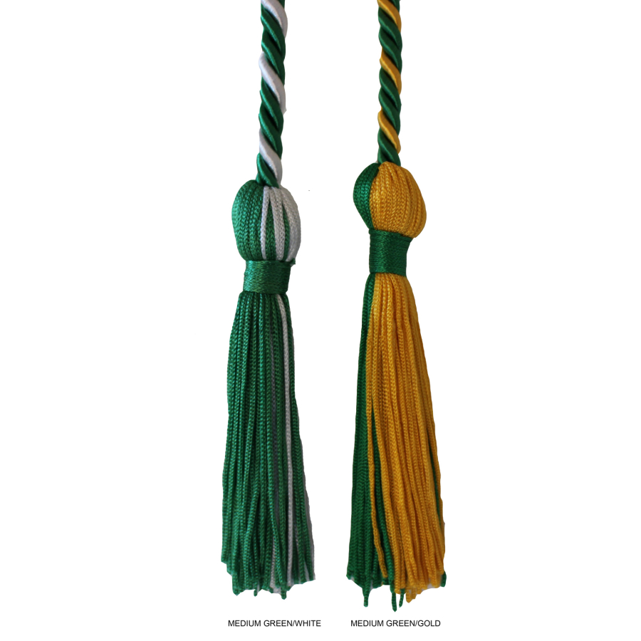 MANY COLORS AVAILABLE Solid and Multicolored Graduation Honor Cord 